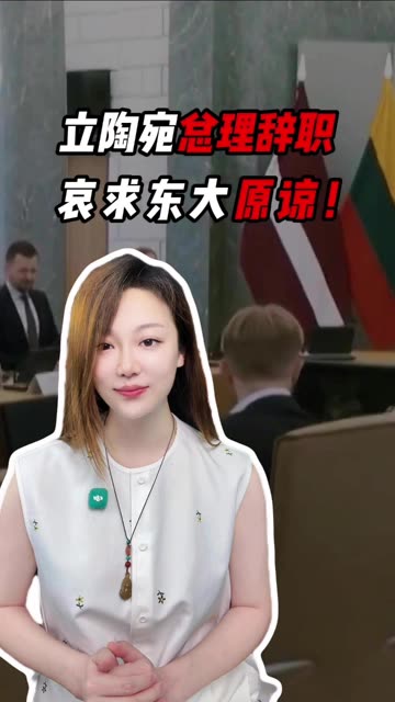 立陶宛总理辞职，哀求东大原谅！ #立陶宛 #立陶宛总理 #辞职 #国际局势 
